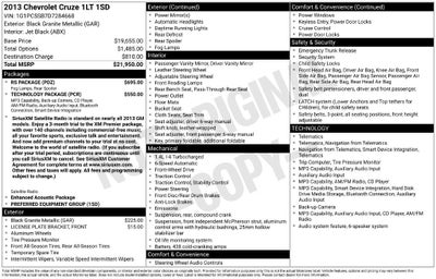 2013 Chevrolet Cruze 1LT