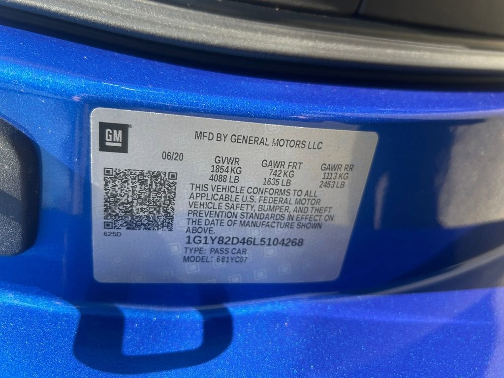 2020 Chevrolet Corvette Stingray 3LT