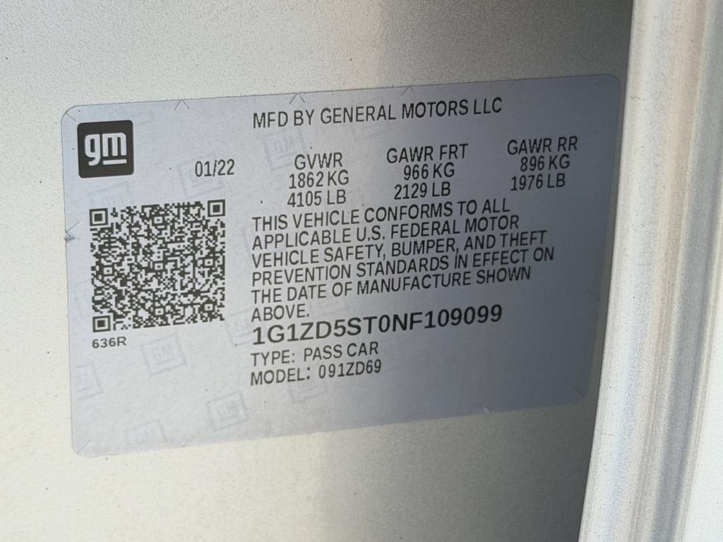 2022 Chevrolet Malibu LT