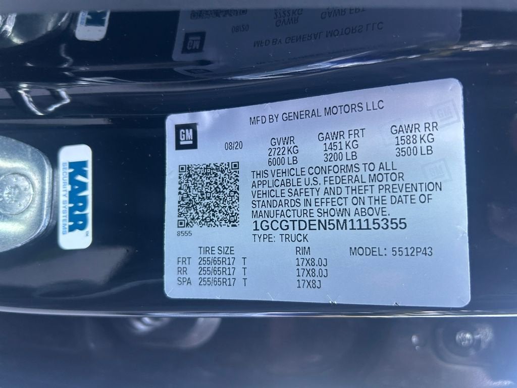 2021 Chevrolet Colorado Z71