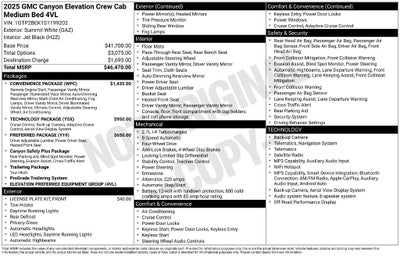2025 GMC Canyon Elevation
