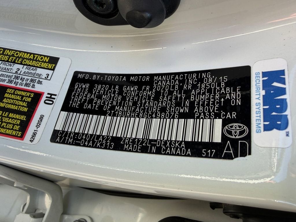 2016 Toyota Corolla L
