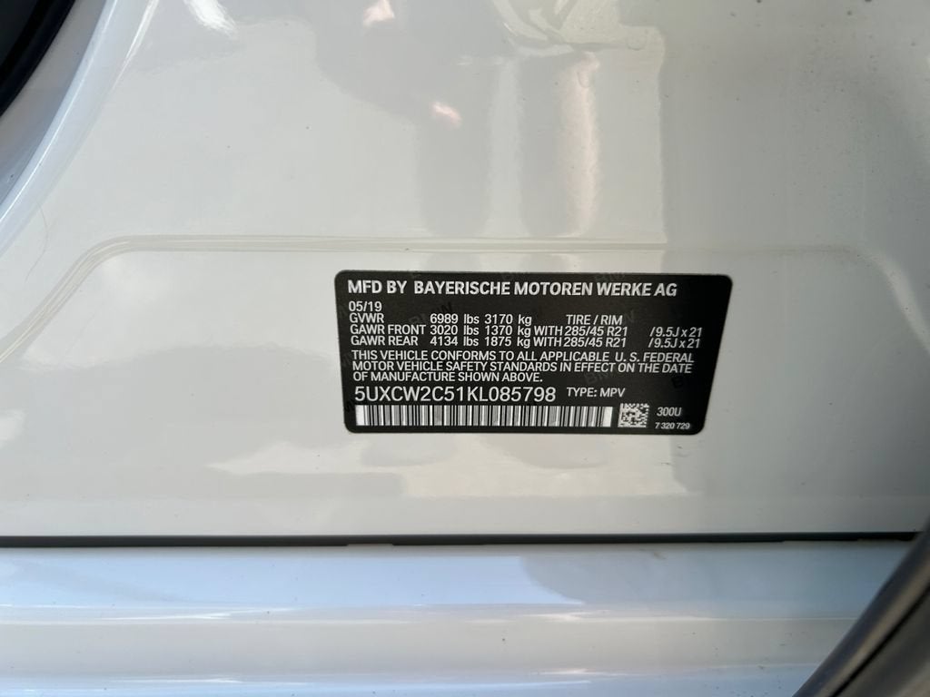 2019 BMW X7 xDrive40i