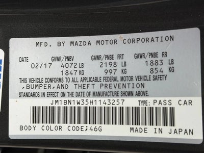 2017 Mazda Mazda3 Grand Touring