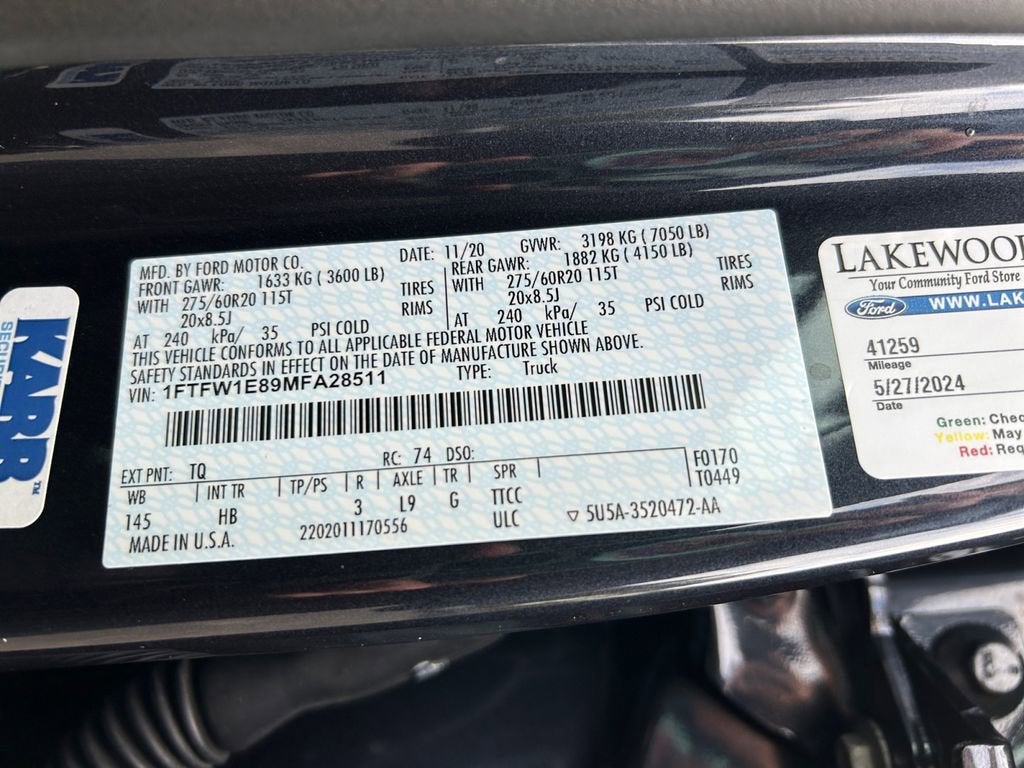 2021 Ford F-150 XL