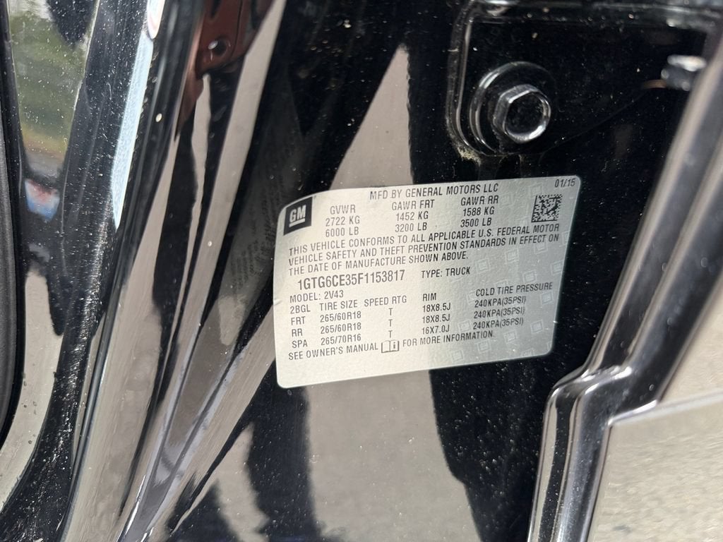 2015 GMC Canyon 4WD SLT
