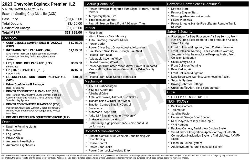2023 Chevrolet Equinox Premier