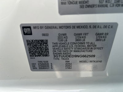2022 GMC Sierra 1500 SLT