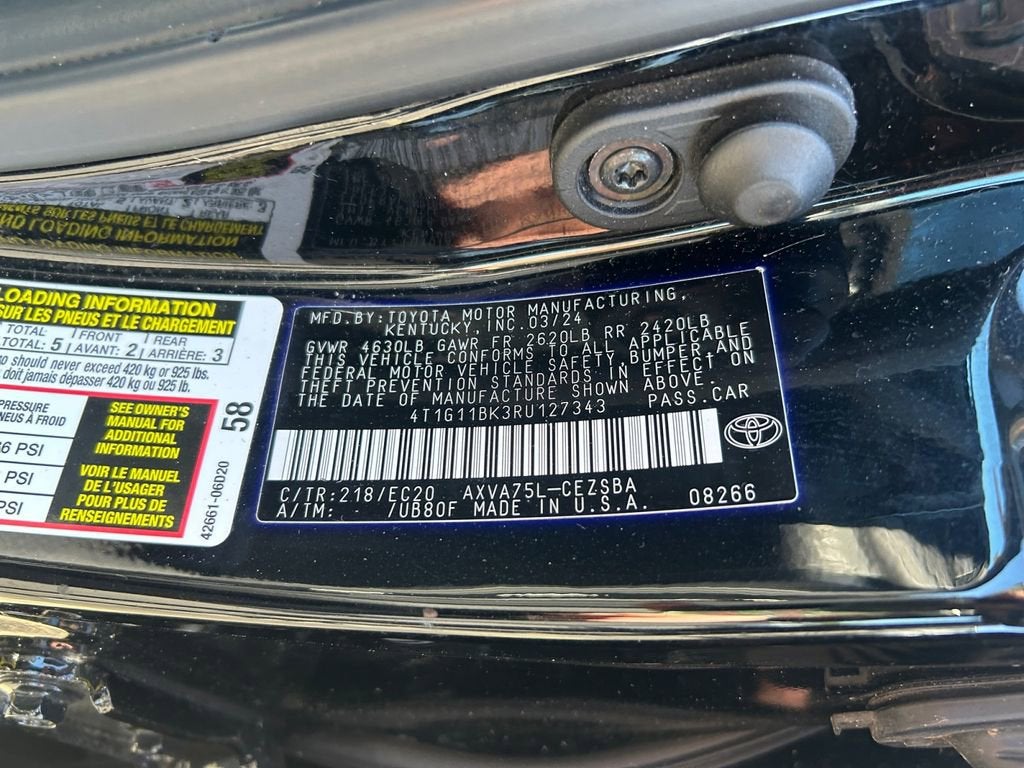 2024 Toyota Camry SE