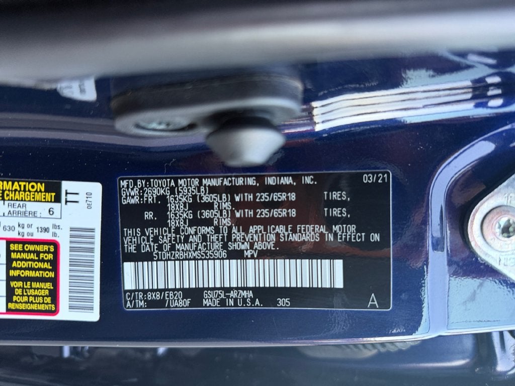 2021 Toyota Highlander XLE