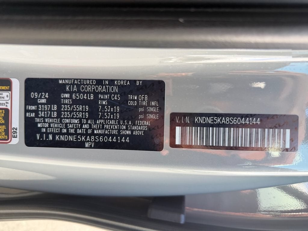 2025 Kia Carnival MPV Hybrid SX
