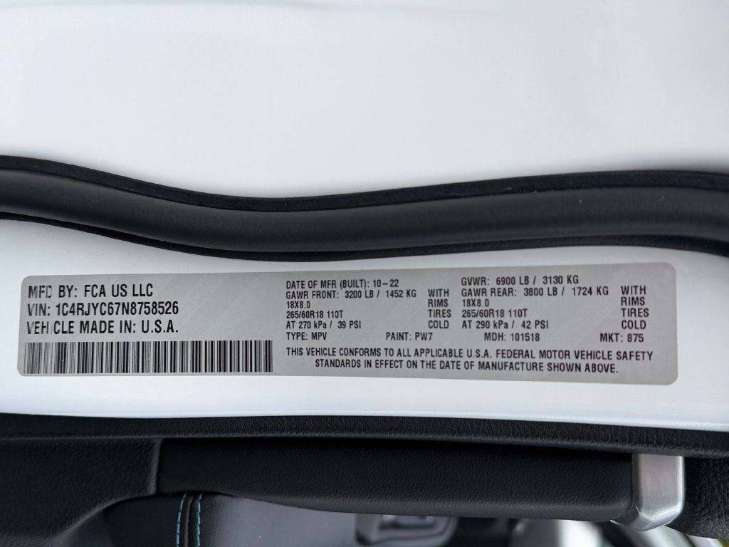 2022 Jeep Grand Cherokee Trailhawk 4xe