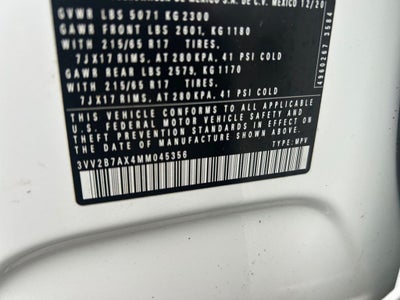 2021 Volkswagen Tiguan 2.0T SE