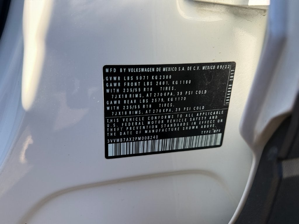 2023 Volkswagen Tiguan 2.0T SE