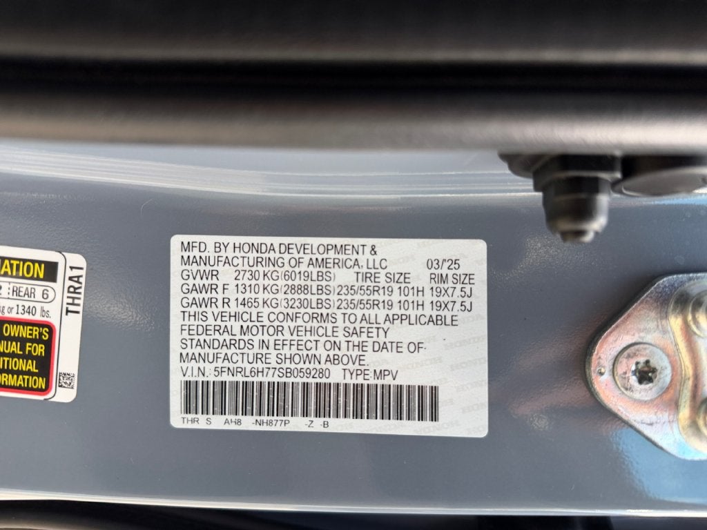 2025 Honda Odyssey Sport-L