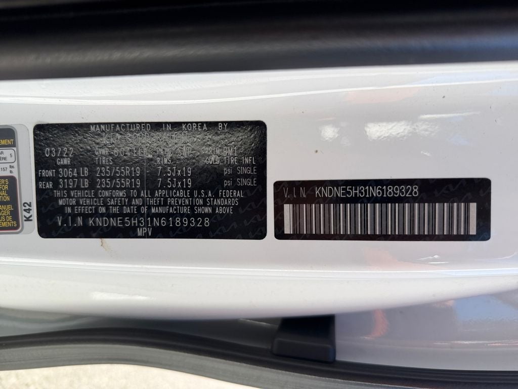 2022 Kia Carnival SX Prestige