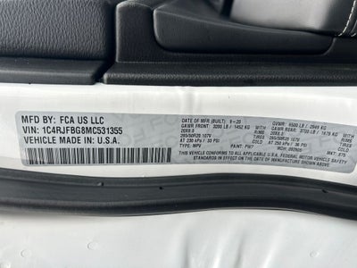 2021 Jeep Grand Cherokee 80th Anniversary Edition Leather, Moonroof