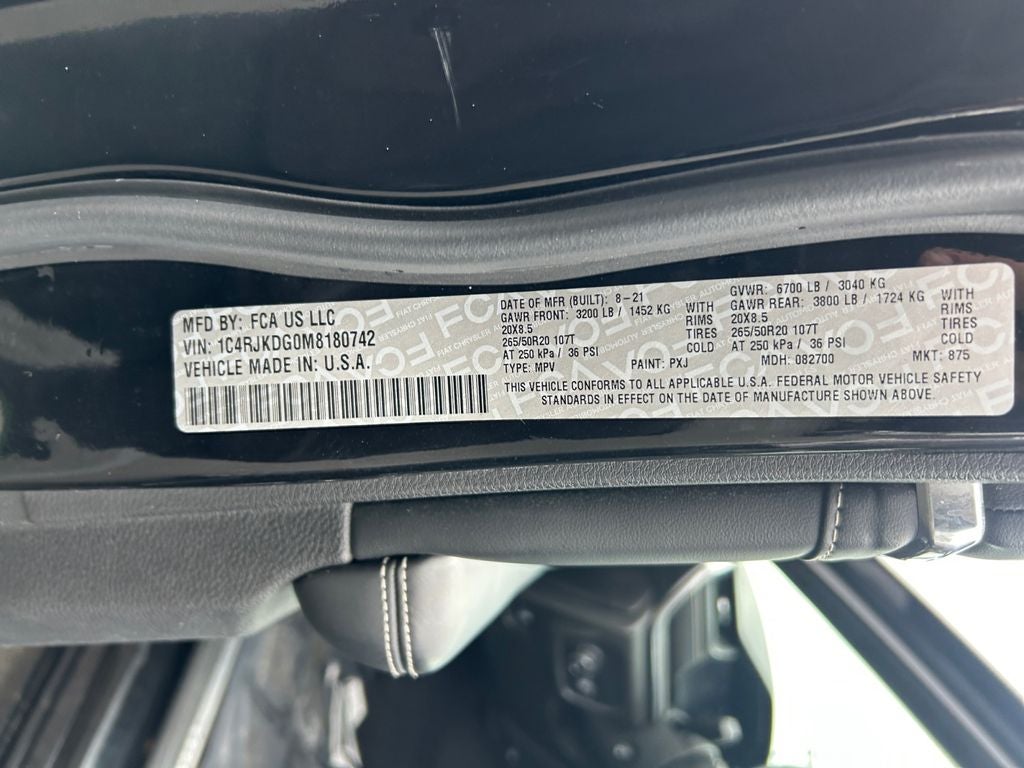 2021 Jeep Grand Cherokee L Overland