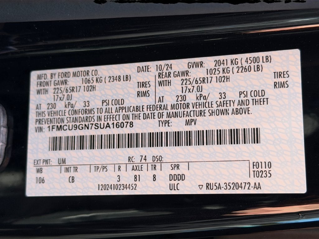2025 Ford Escape Active