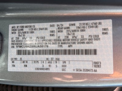 2024 Ford Escape Hybrid ST-Line Select