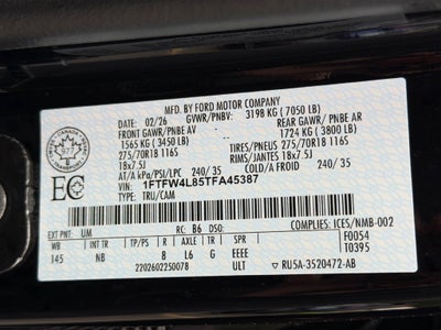 2026 Ford F-150 Tremor