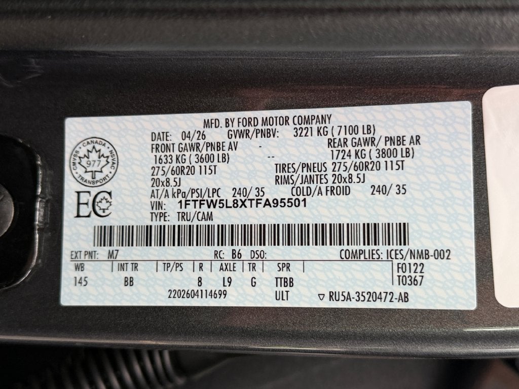 2026 Ford F-150 Lariat