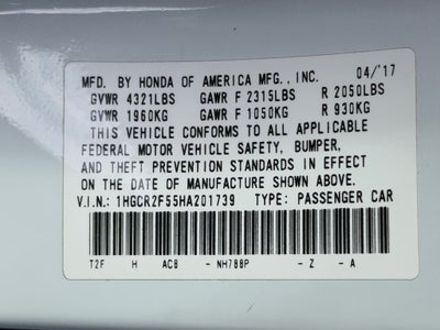 2017 Honda Accord Sport