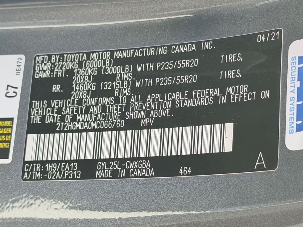 2021 Lexus RX 450h