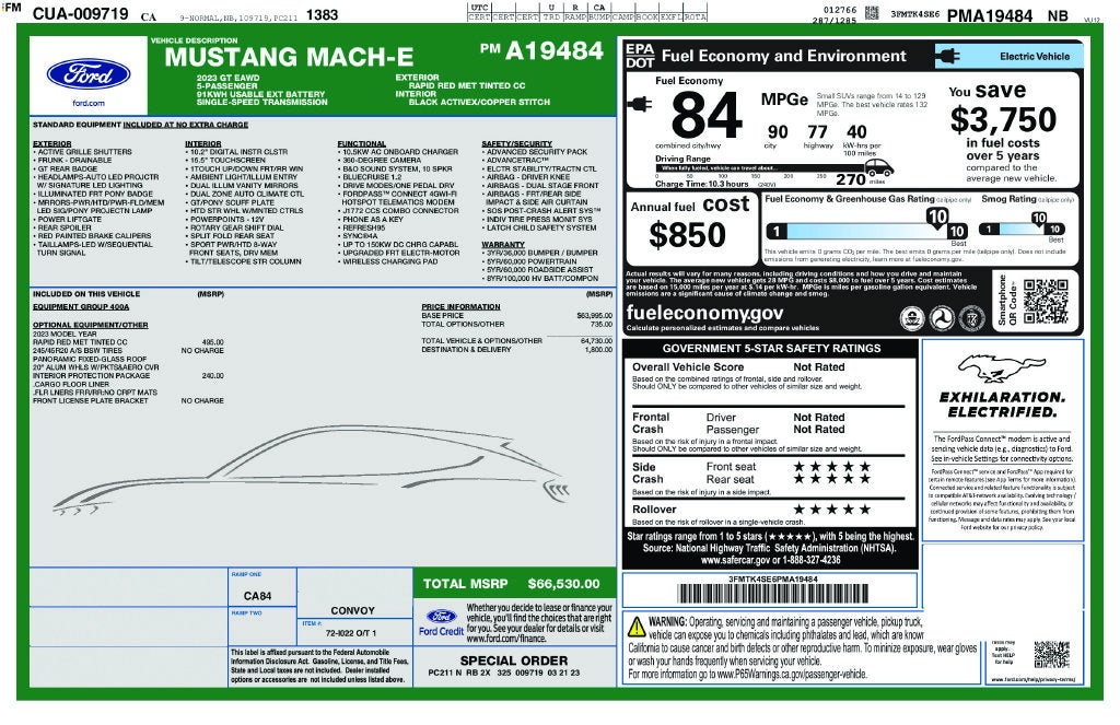 2023 Ford Mustang Mach-E GT
