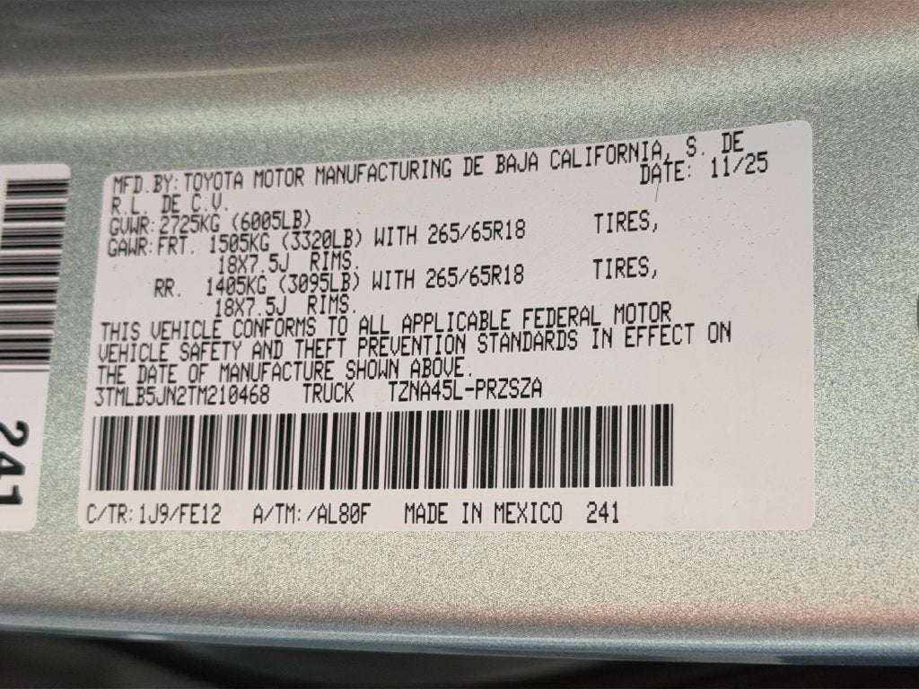 2026 Toyota Tacoma TRD Sport