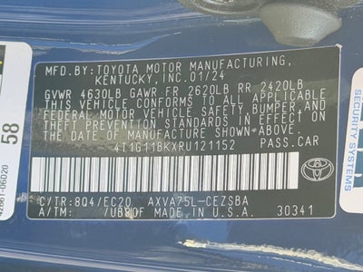 2024 Toyota Camry SE Nightshade