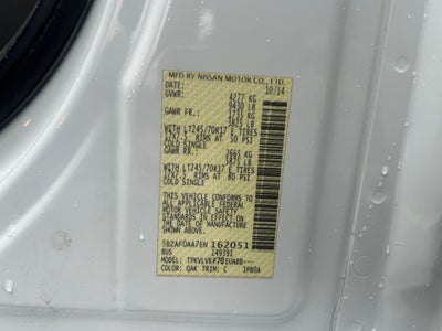 2014 Nissan NV Passenger SL