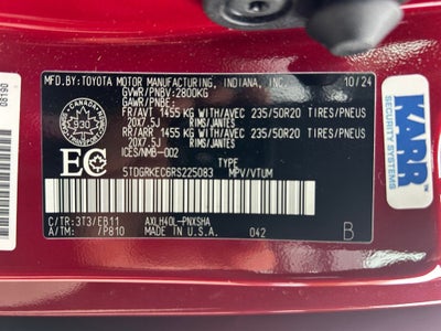 2024 Toyota Sienna XSE 7 Passenger