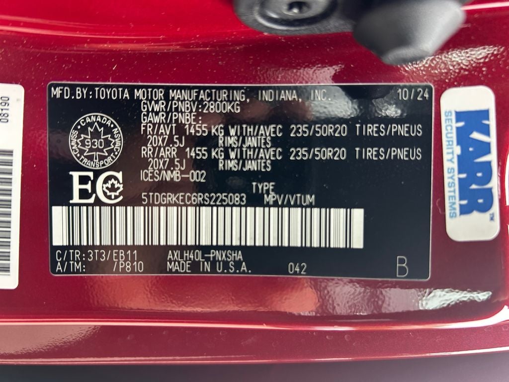 2024 Toyota Sienna XSE 7 Passenger