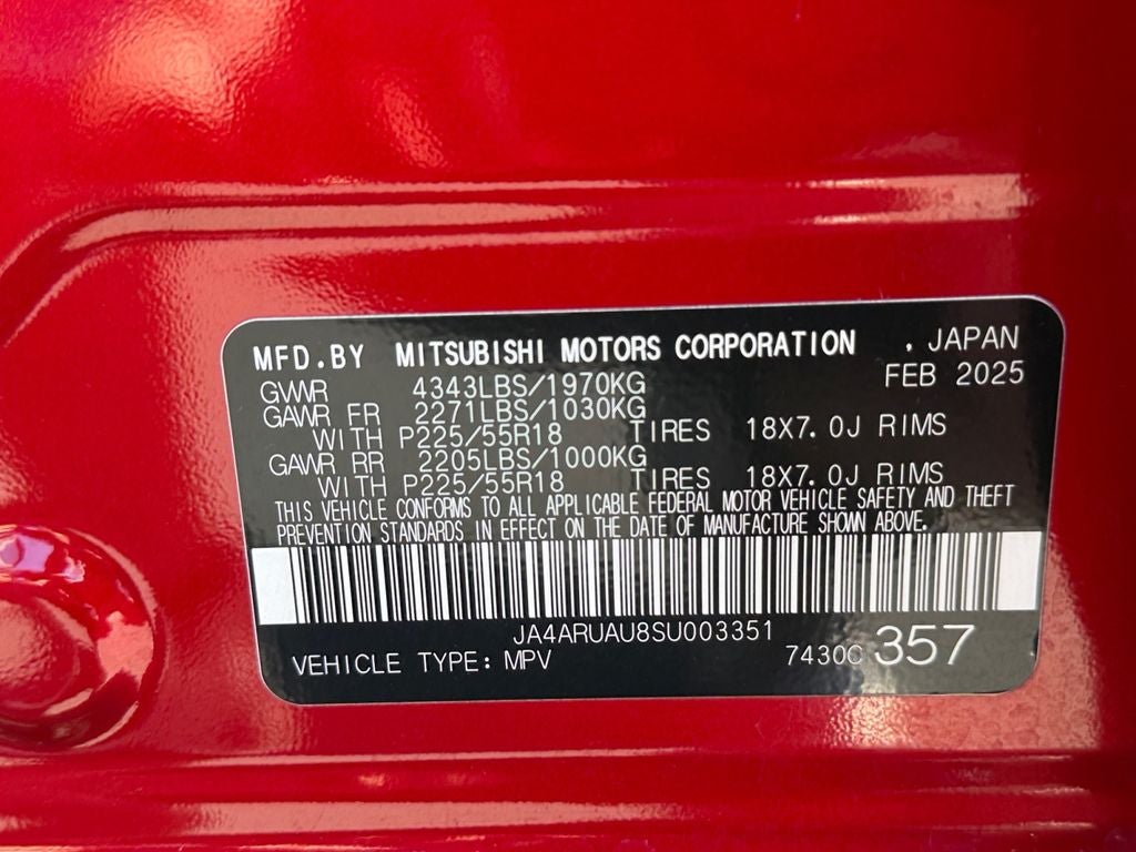 2025 Mitsubishi Outlander Sport 2.0 SE