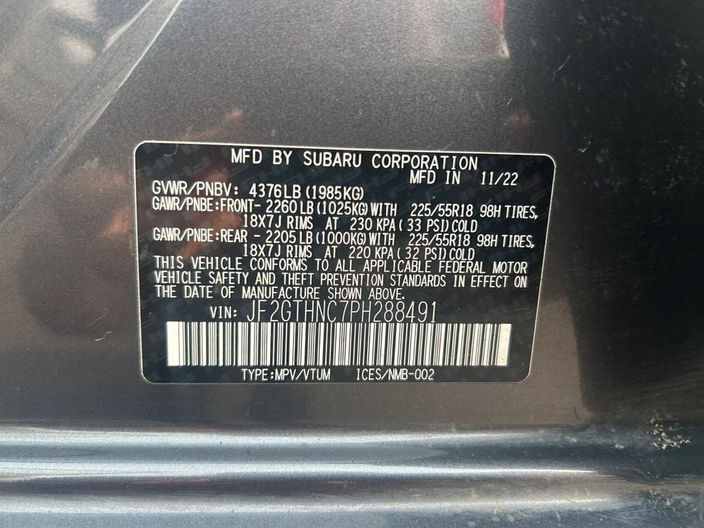 2023 Subaru Crosstrek Limited