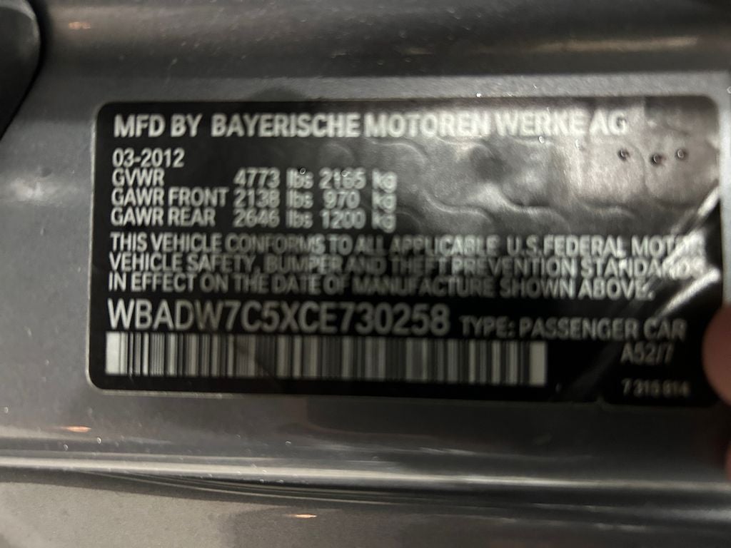 2012 BMW 3 Series 328i