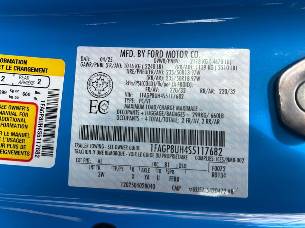 2025 Ford Mustang EcoBoost Premium
