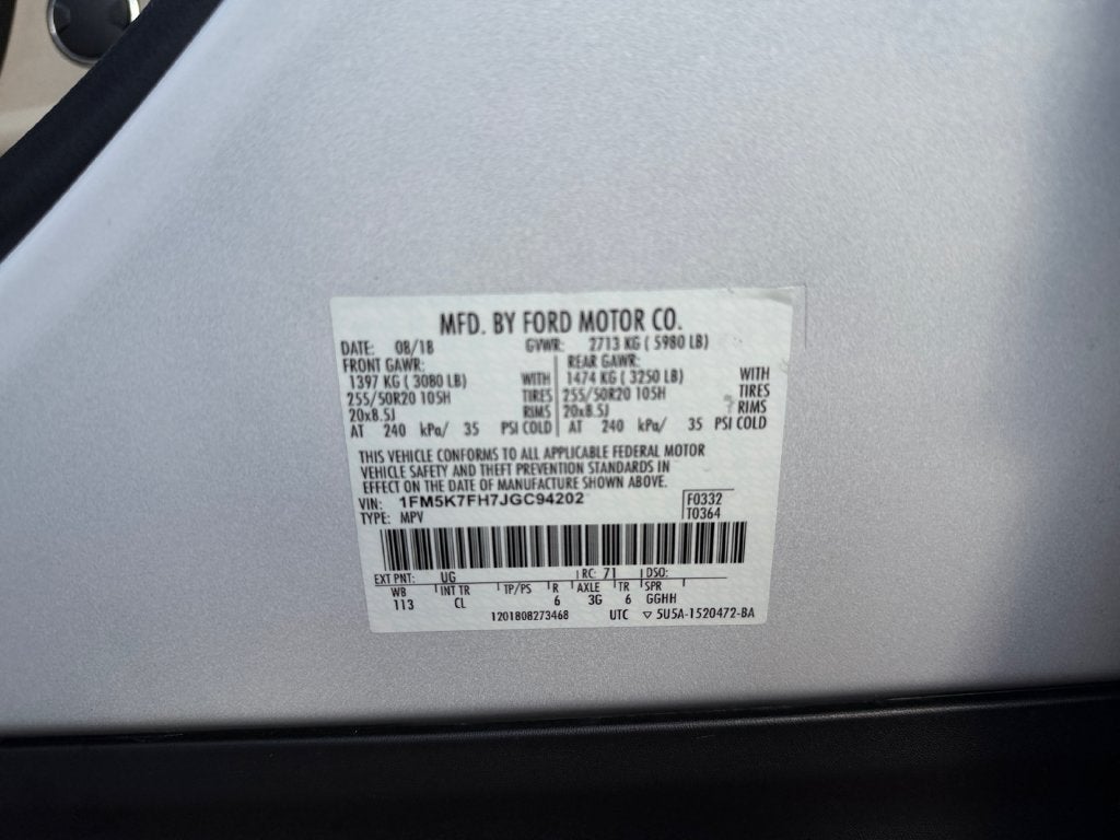 2018 Ford Explorer Limited
