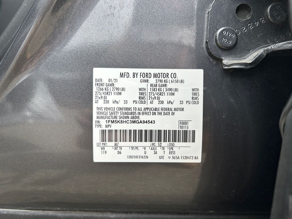 2021 Ford Explorer Platinum