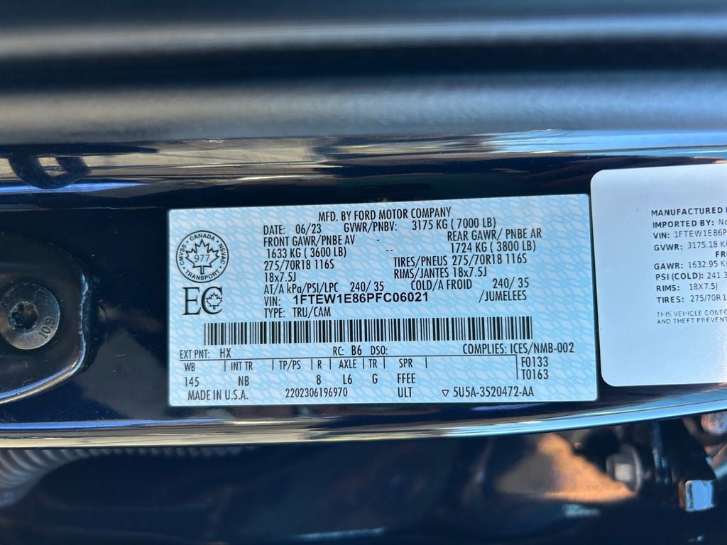 2023 Ford F-150 Tremor