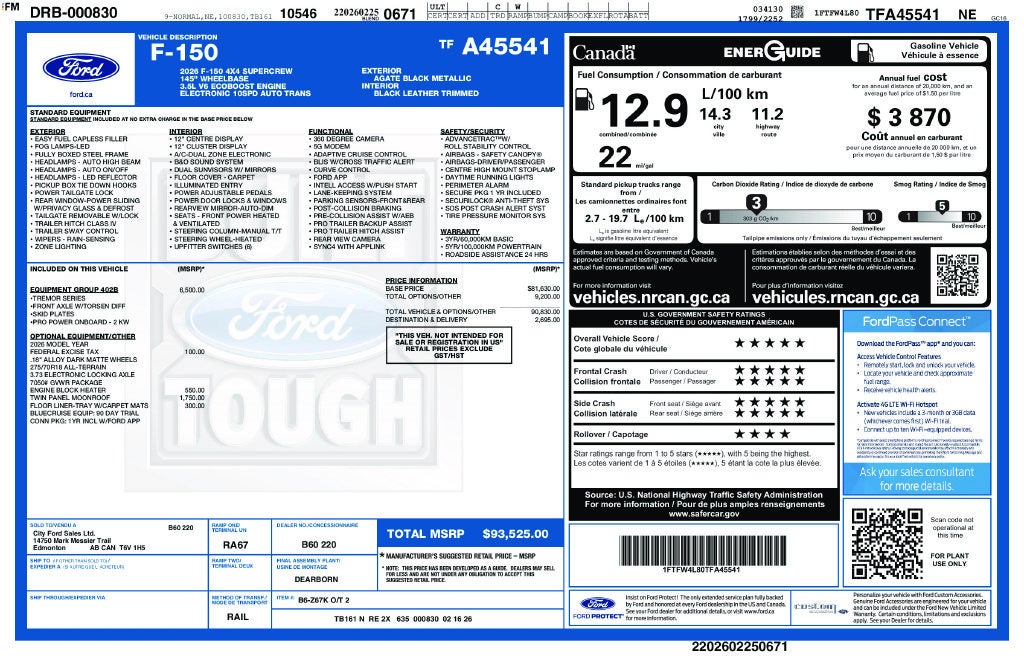 2026 Ford F-150 Tremor