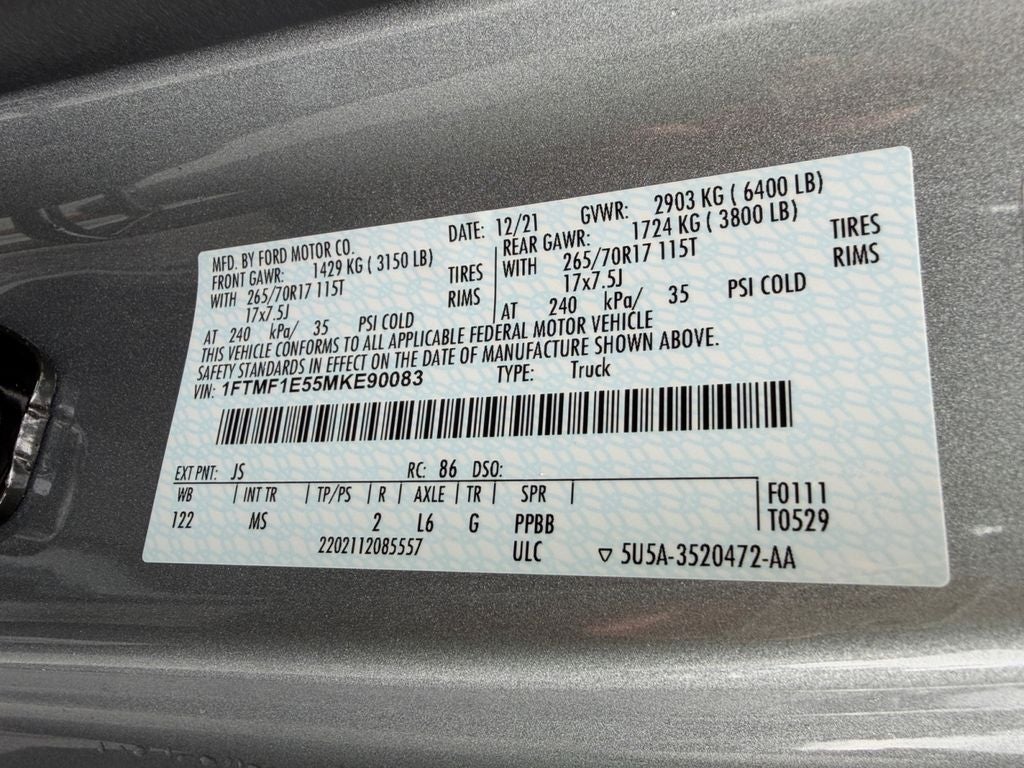 2021 Ford F-150 SHELBY SS SC 5.0L
