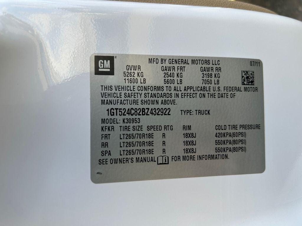 2011 GMC Sierra 3500HD SLT