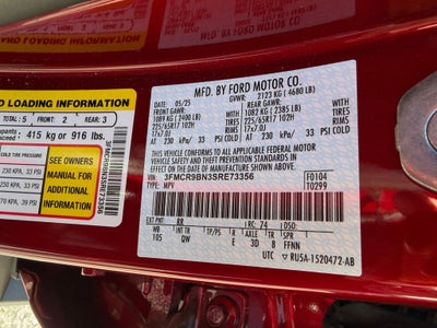 2025 Ford Bronco Sport Big Bend CERTIFIED GOLD