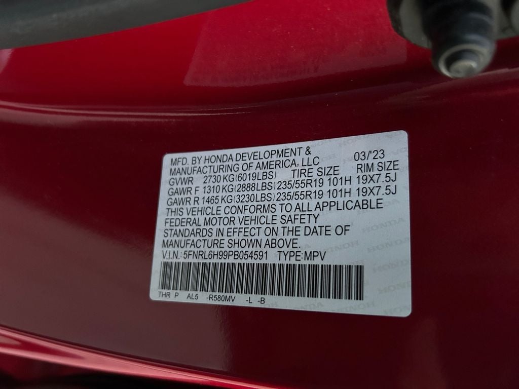 2023 Honda Odyssey Elite