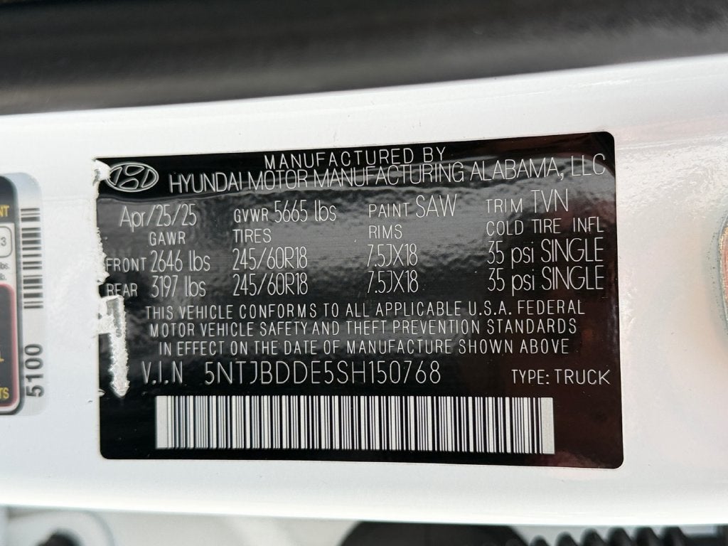 2025 Hyundai Santa Cruz SEL