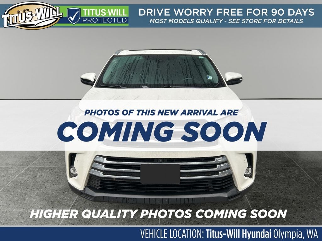 2019 Toyota Highlander Limited Platinum AWD