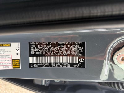 2025 Toyota Prius Plug-In Hybrid SE