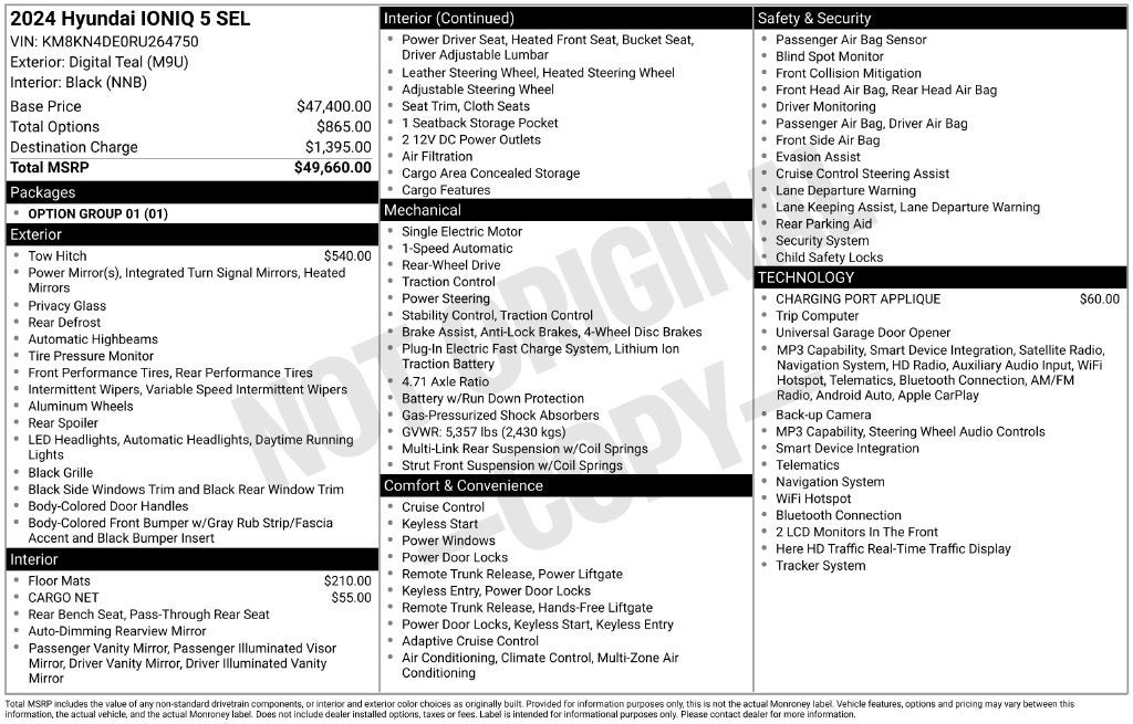 2024 Hyundai IONIQ 5 SEL